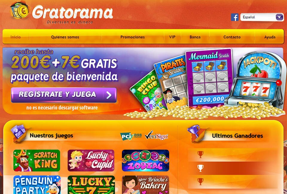 gratorama-casino screenshot