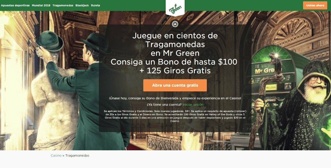 mr-green-casino screenshot